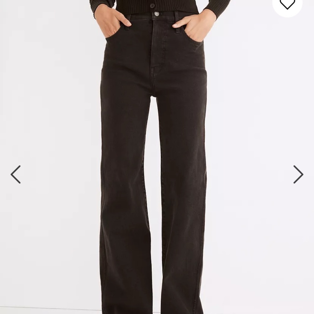 Madewell 11" high-rise flare jeans in crosson wash, Size 27